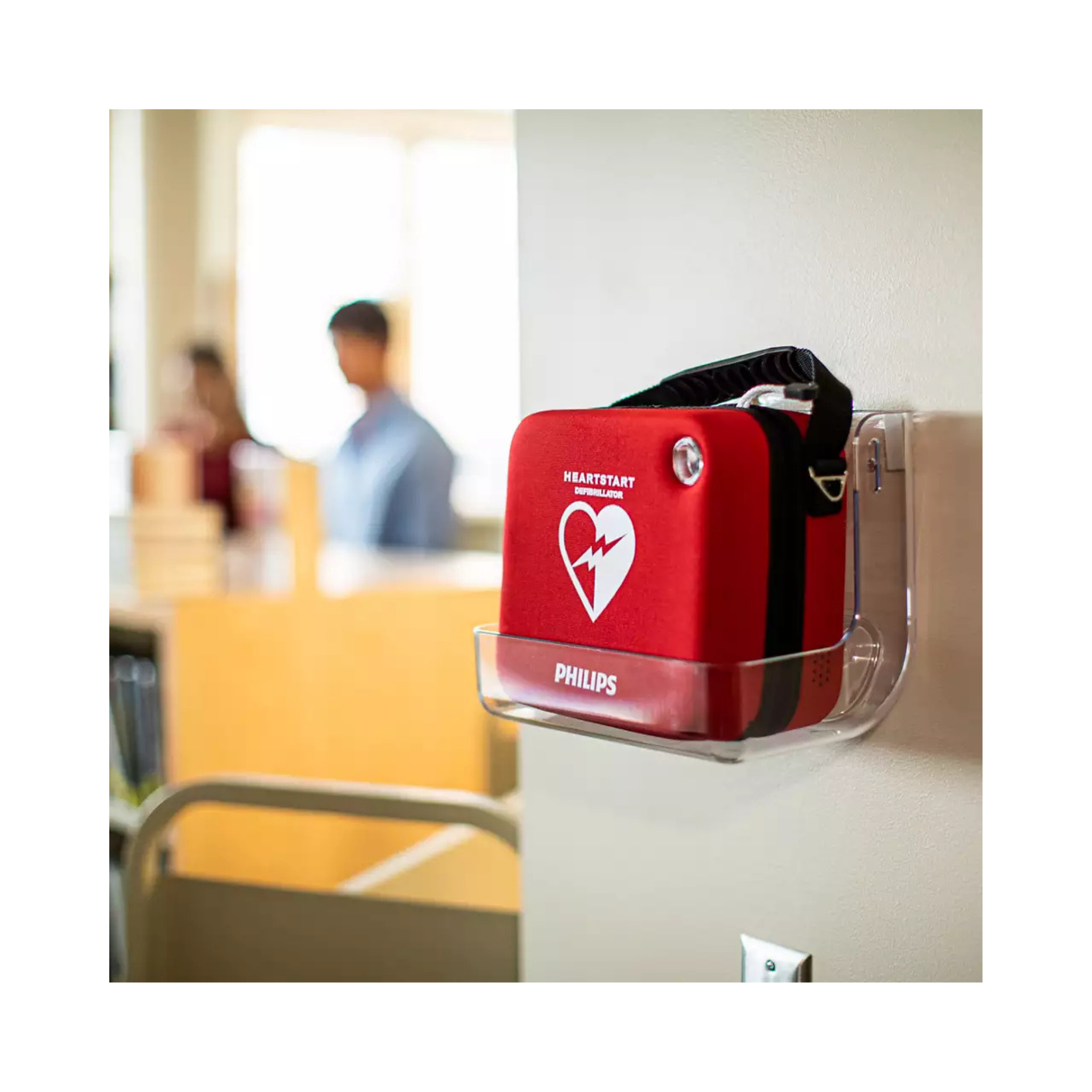 Soporte de Metacrilato para Desfibriladores Philips