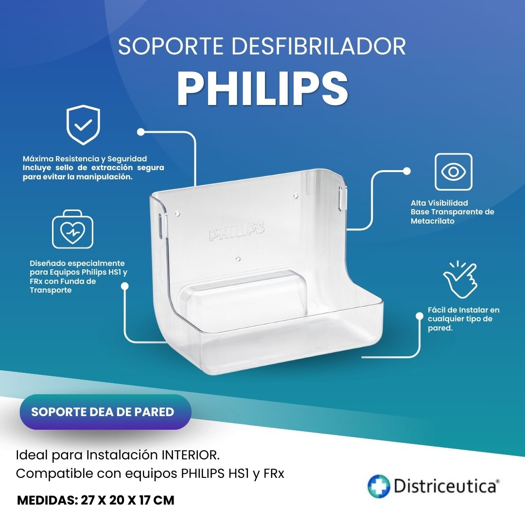 SOPORTE DEA - PHILIPS FICHA TECNICA