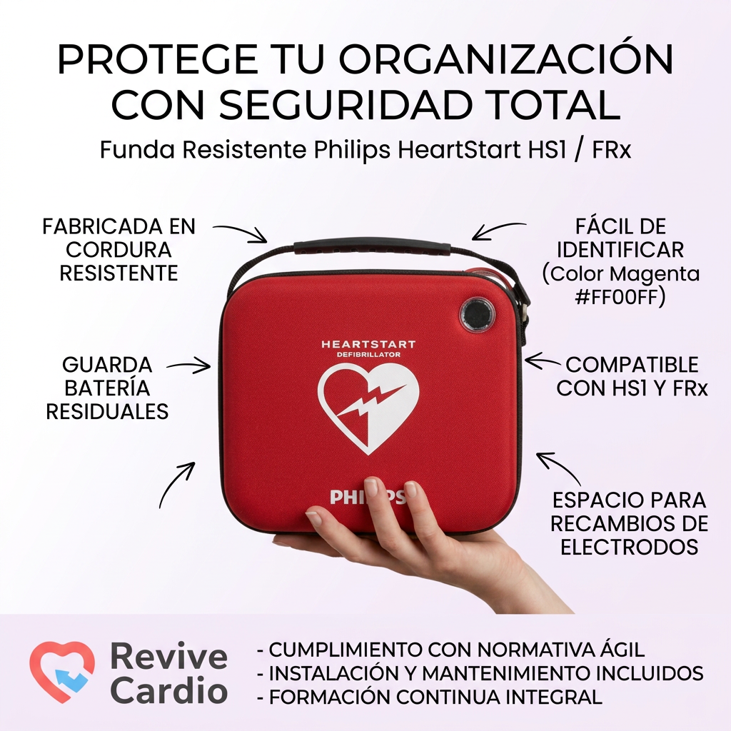 Funda de Transporte Estándar para Desfibriladores Philips HeartStart HS1 / FRx
