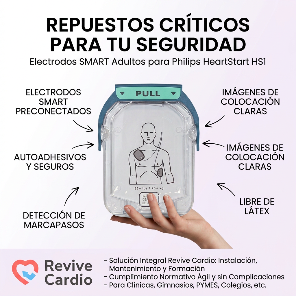 Electrodos SMART para Adultos Philips HeartStart HS1